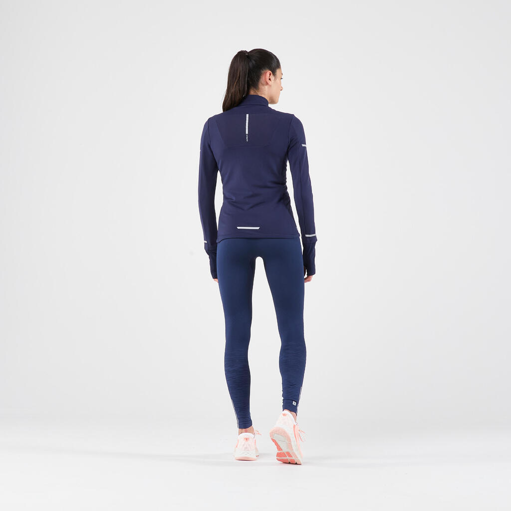 VESTE KIPRUN WARM FEMME BLEUE