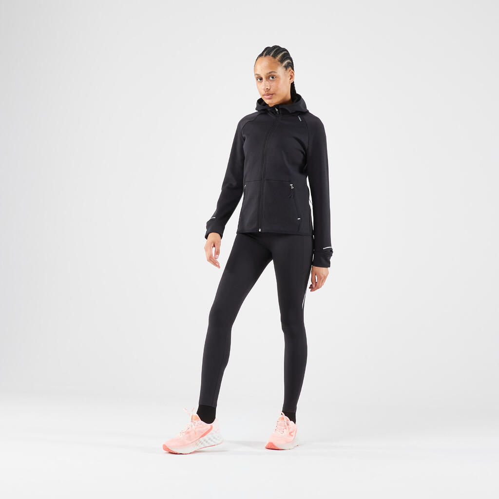 Jakna za trčanje Kiprun Run 500 Warm ženska - plava