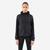 Veste chaude de running Femme, KIPRUN Run 500 Warm Noir fumé