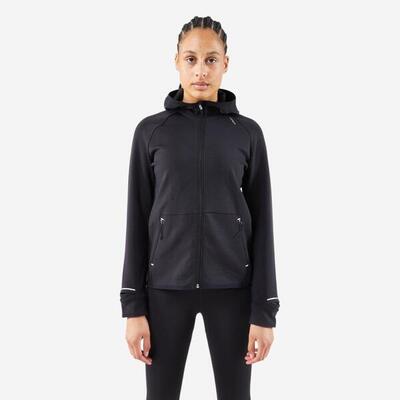 Laufjacke Damen - Run 500 Warm schwarz