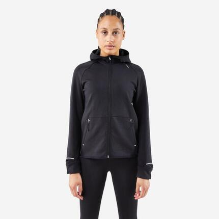 Laufjacke Damen - Run 500 Warm schwarz