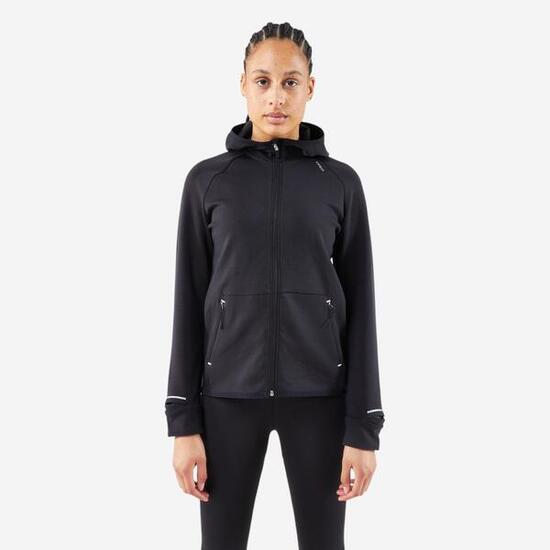 Laufjacke Damen - Run 500 Warm schwarz