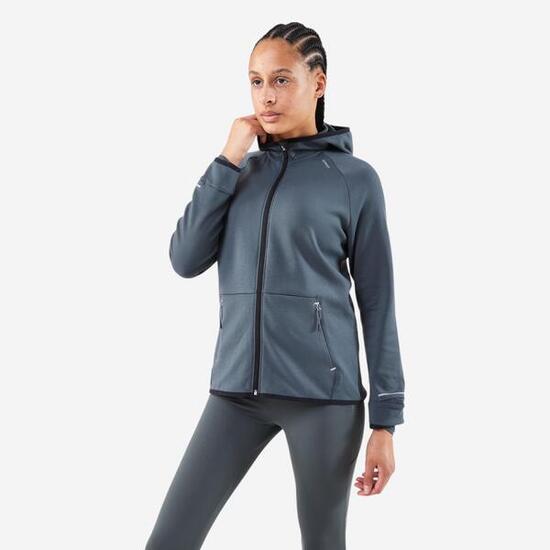 Laufjacke Damen - Run 500 Warm schwarz