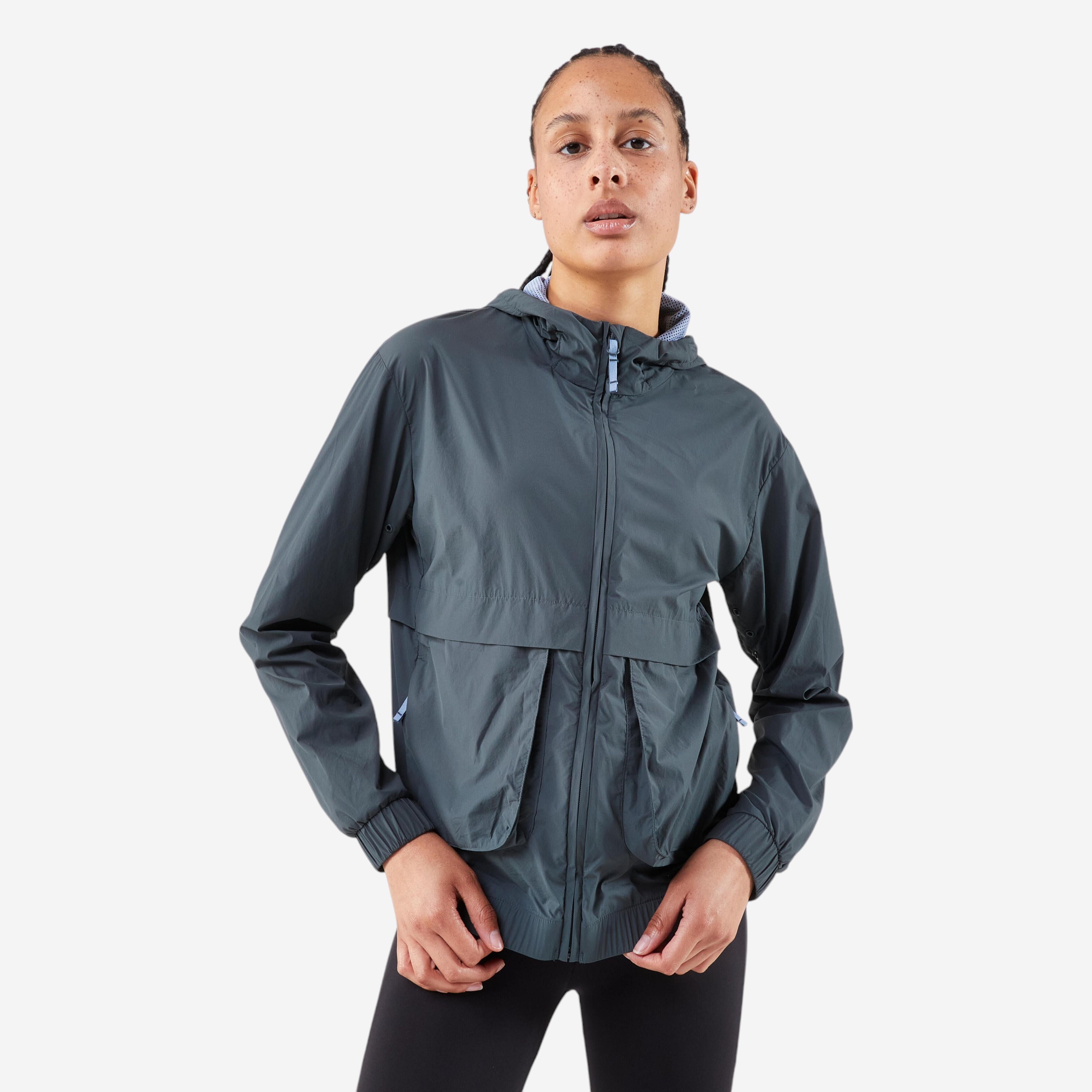 Manteau de course coupe-vent femme - Run 500 - KIPRUN