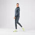 Women's warm running leggings - KIPRUN Run 500 Warm - Smoke green