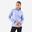 Veste chaude de running Femme, KIPRUN Run 500 Warm Violet hortensia