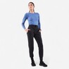 Women's warm running trousers-KIPRUN RUN 500 Warm-Black