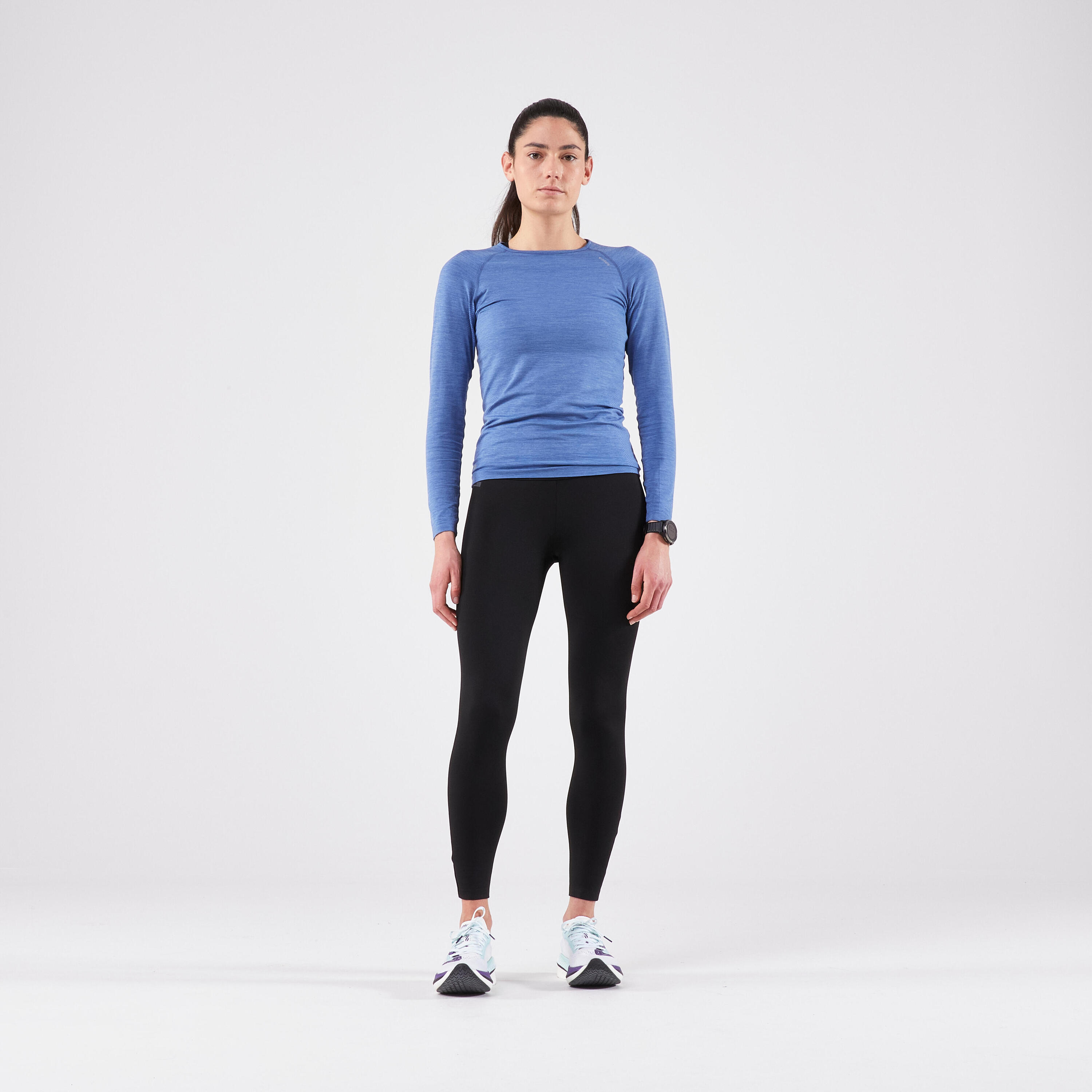 Legginsy do biegania damskie Kiprun Warm Rain ocieplane 3/15