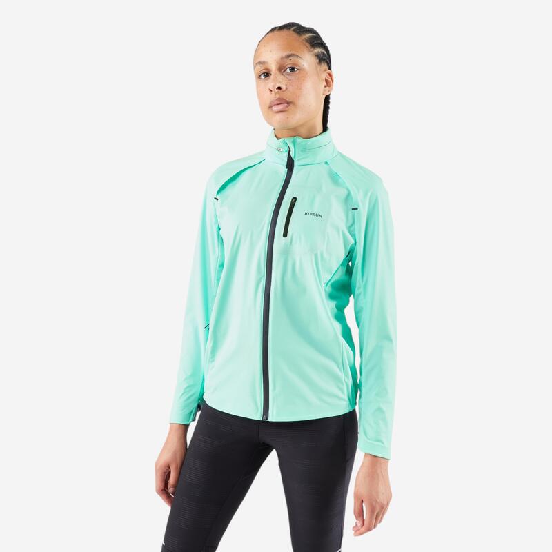 Kadın Koşu Ceketi - Siyah - Kiprun RUN 900 Warm Regul