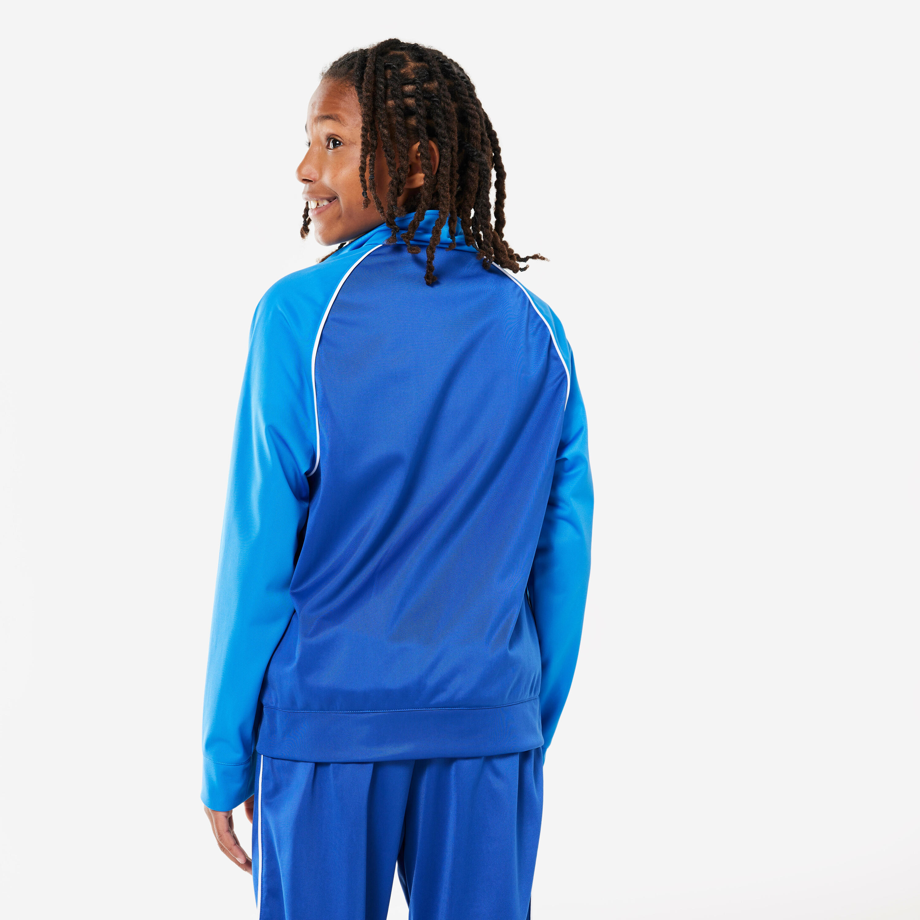 Kids' Tracksuit - Blue/White DECATHLON | Decathlon