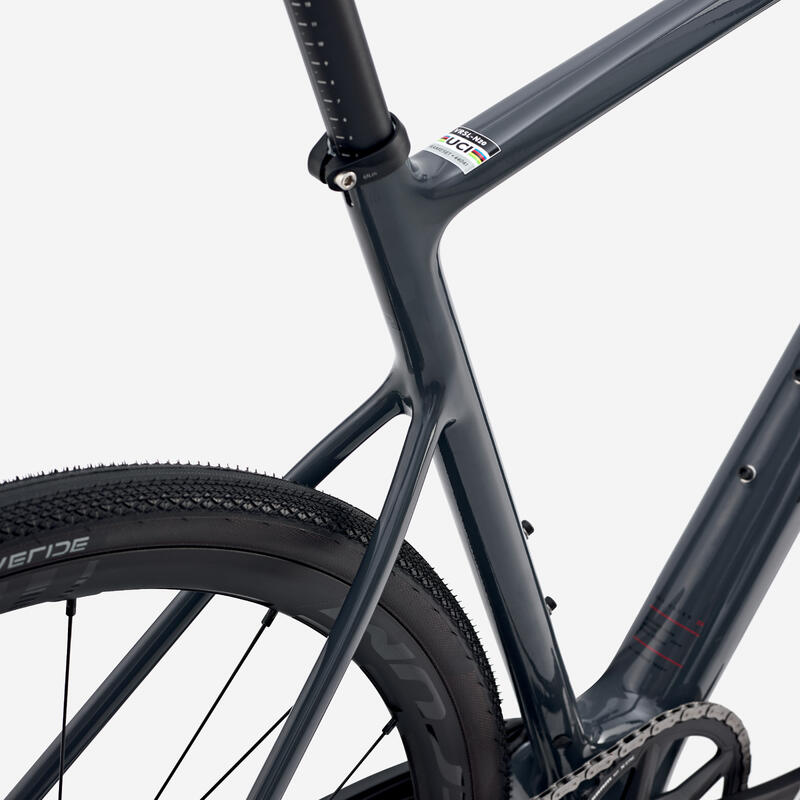 Bicicletă șosea Endurance Allroad SRAM APEX AXS 1x12V, NCR CF Gri