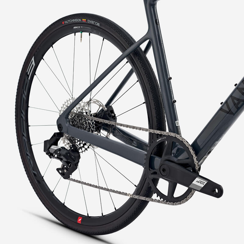 Bicicletă șosea Endurance Allroad SRAM APEX AXS 1x12V, NCR CF Gri