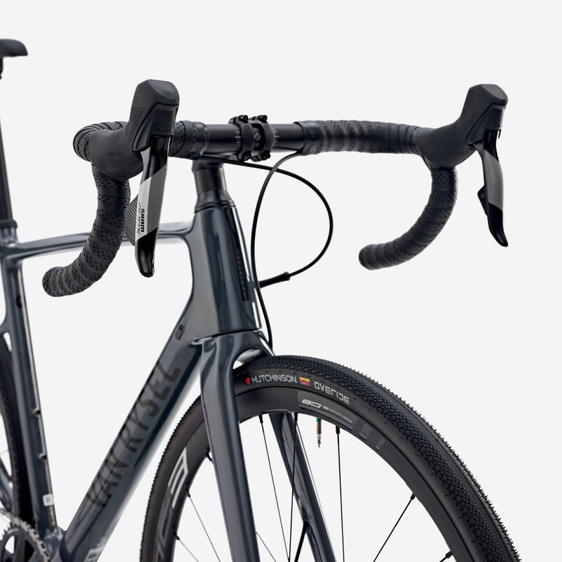Bicicletă șosea Endurance Allroad SRAM APEX AXS 1x12V, NCR CF Gri