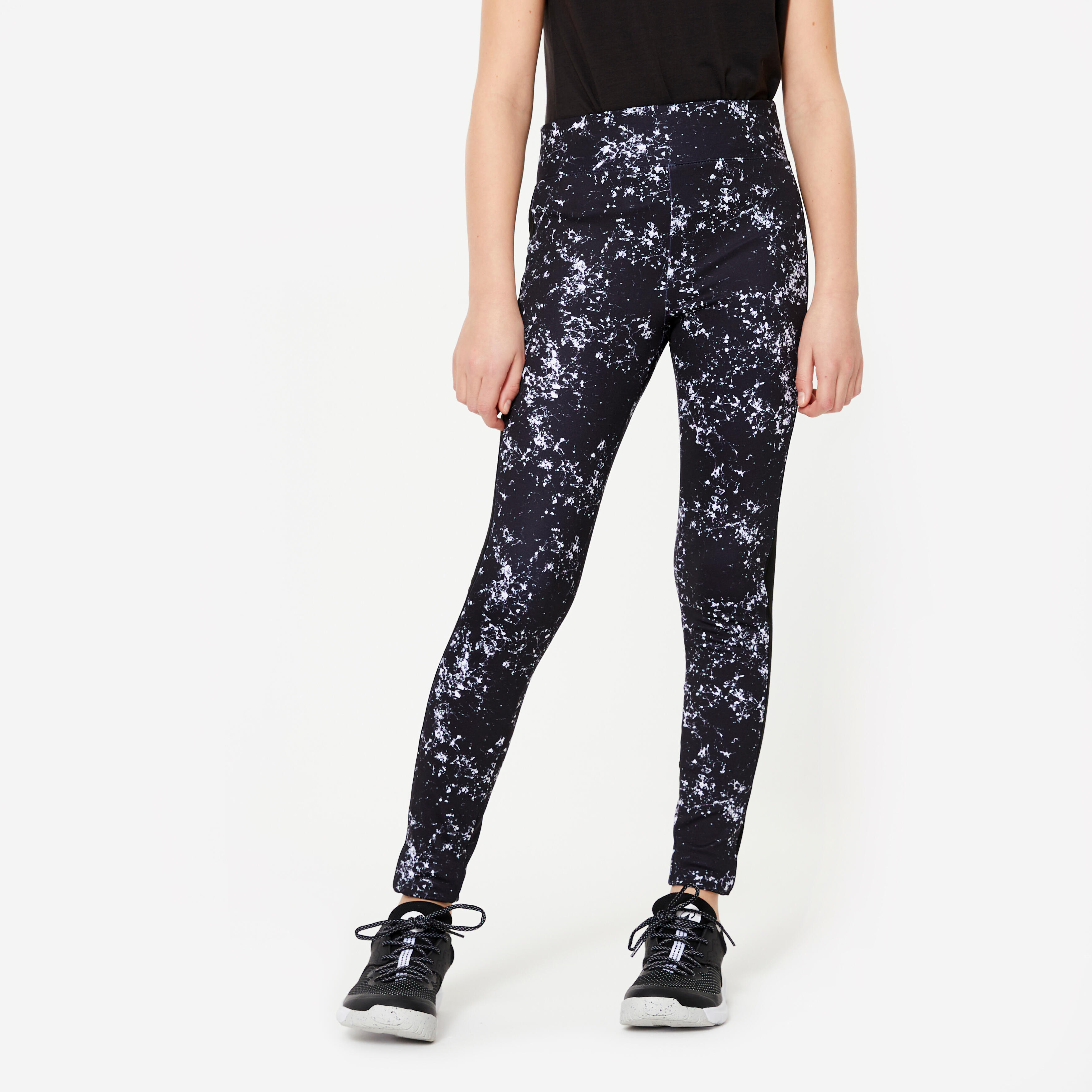AMIYOYO Leggings Thermiques Filles - Doublés Polaire Hiver - Pour Ballet, école, Sorties - Taille élastique S à XL