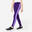 Legging taille haute avec poches, violet