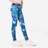 Girl's Breathable Leggings 500 - Multi-color Print