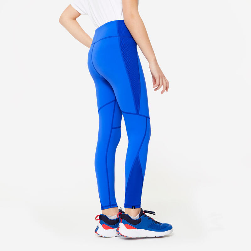 Legging respirant fille - bleu