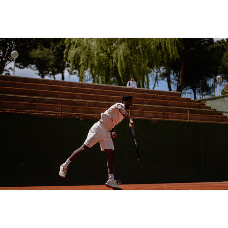 Erkek Kısa Kollu Tenis Tişörtü - Bej - Dry - Gaël Monfils