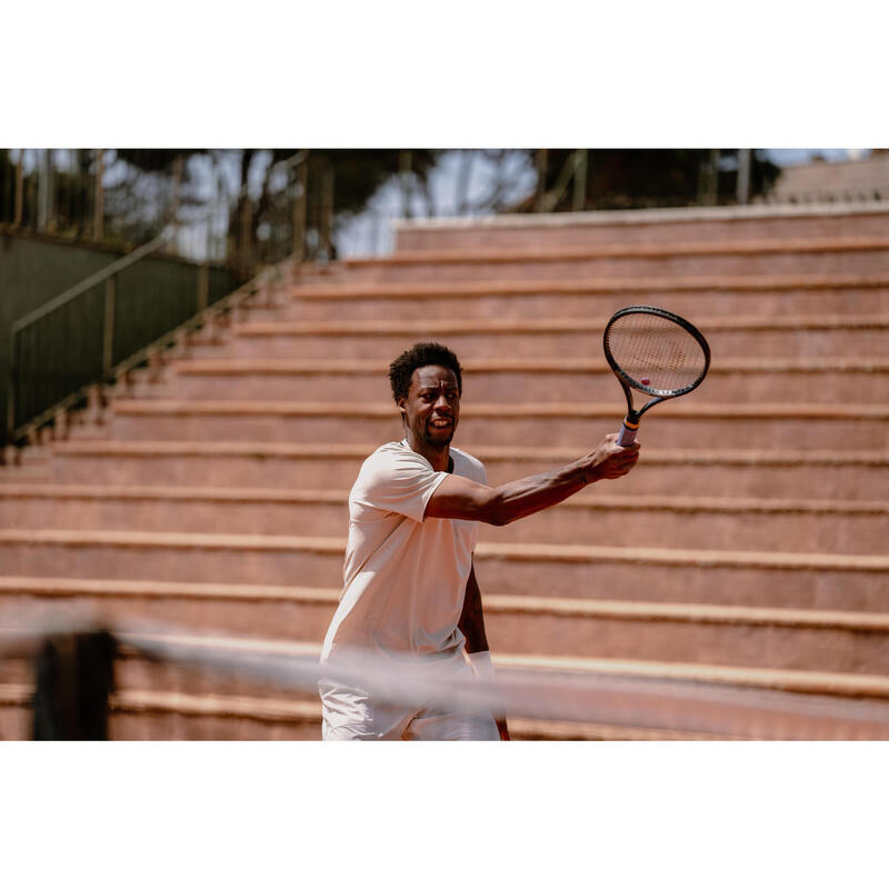 Erkek Kısa Kollu Tenis Tişörtü - Bej - Dry - Gaël Monfils