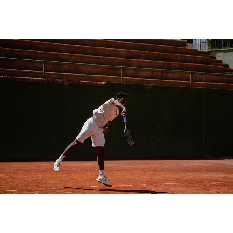 Erkek Kısa Kollu Tenis Tişörtü - Bej - Dry - Gaël Monfils