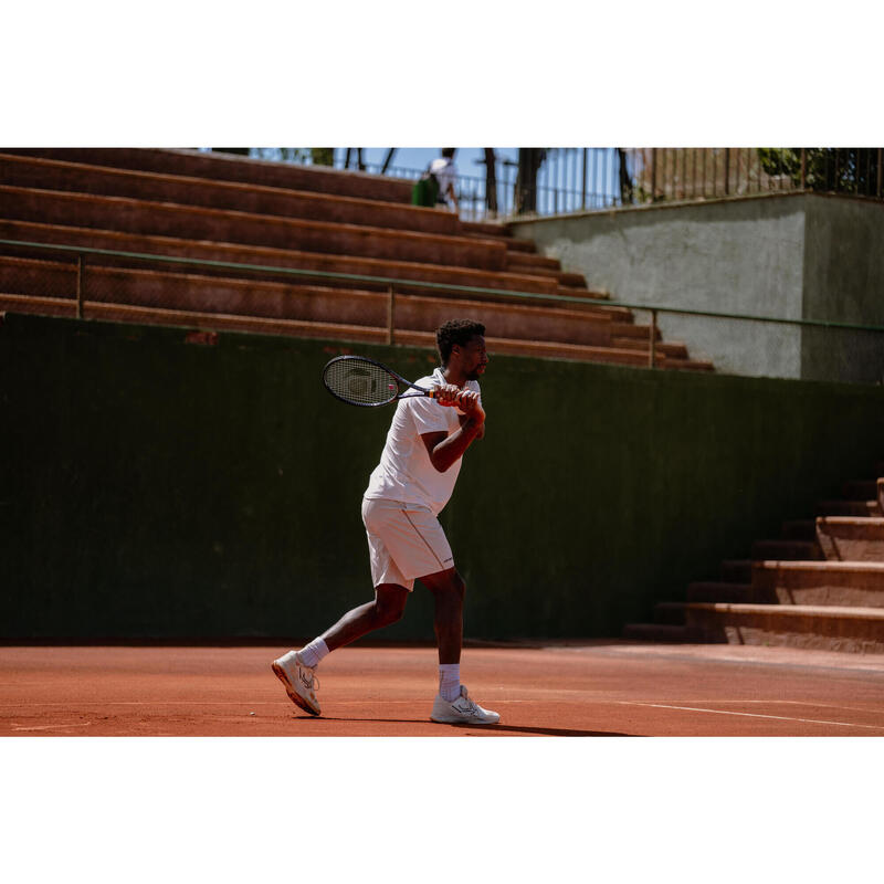 Calções de ténis respiráveis Homem - Artengo Dry+ Bege Gaël Monfils