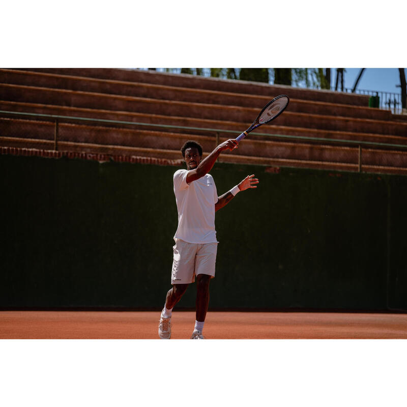 Short de tennis Homme respirant - Artengo Dry+ Beige Gaël Monfils
