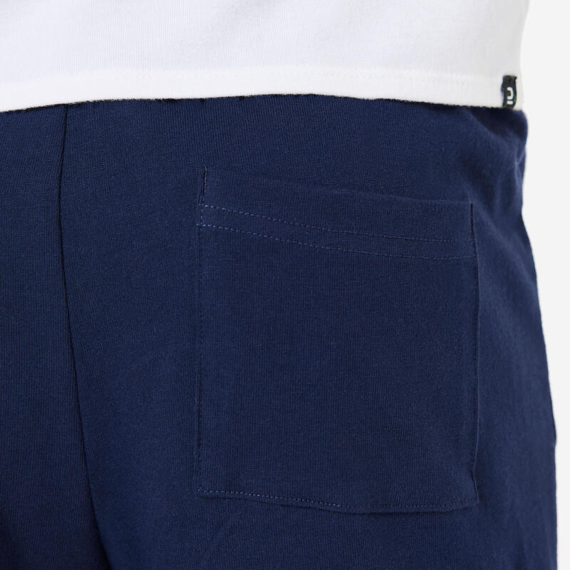 Shorts Basic Baumwolle Kinder marineblau