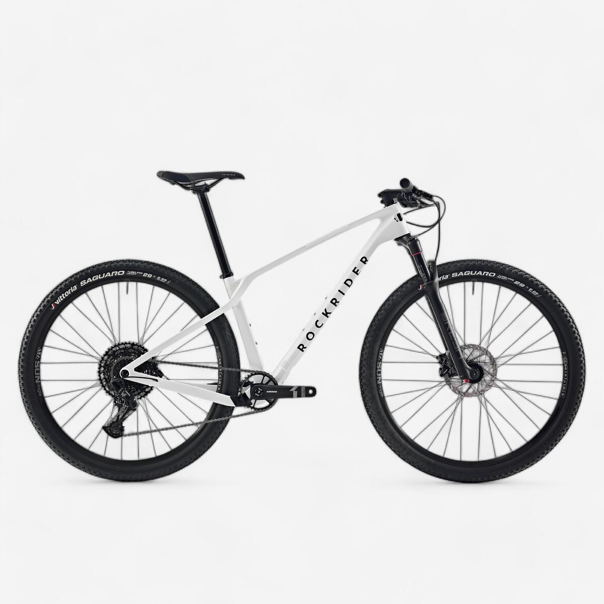 Vélo VTT semi-rigide XC cadre carbone RACE 900 NX , Blanc