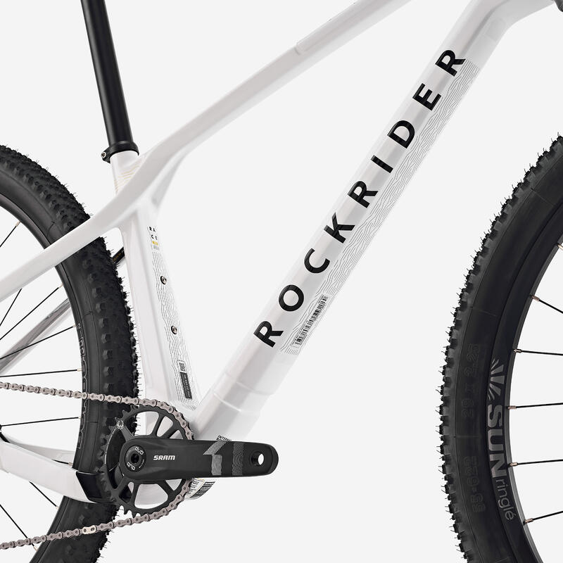 Vélo VTT semi-rigide XC cadre carbone RACE 900 NX seconde vie, Blanc
