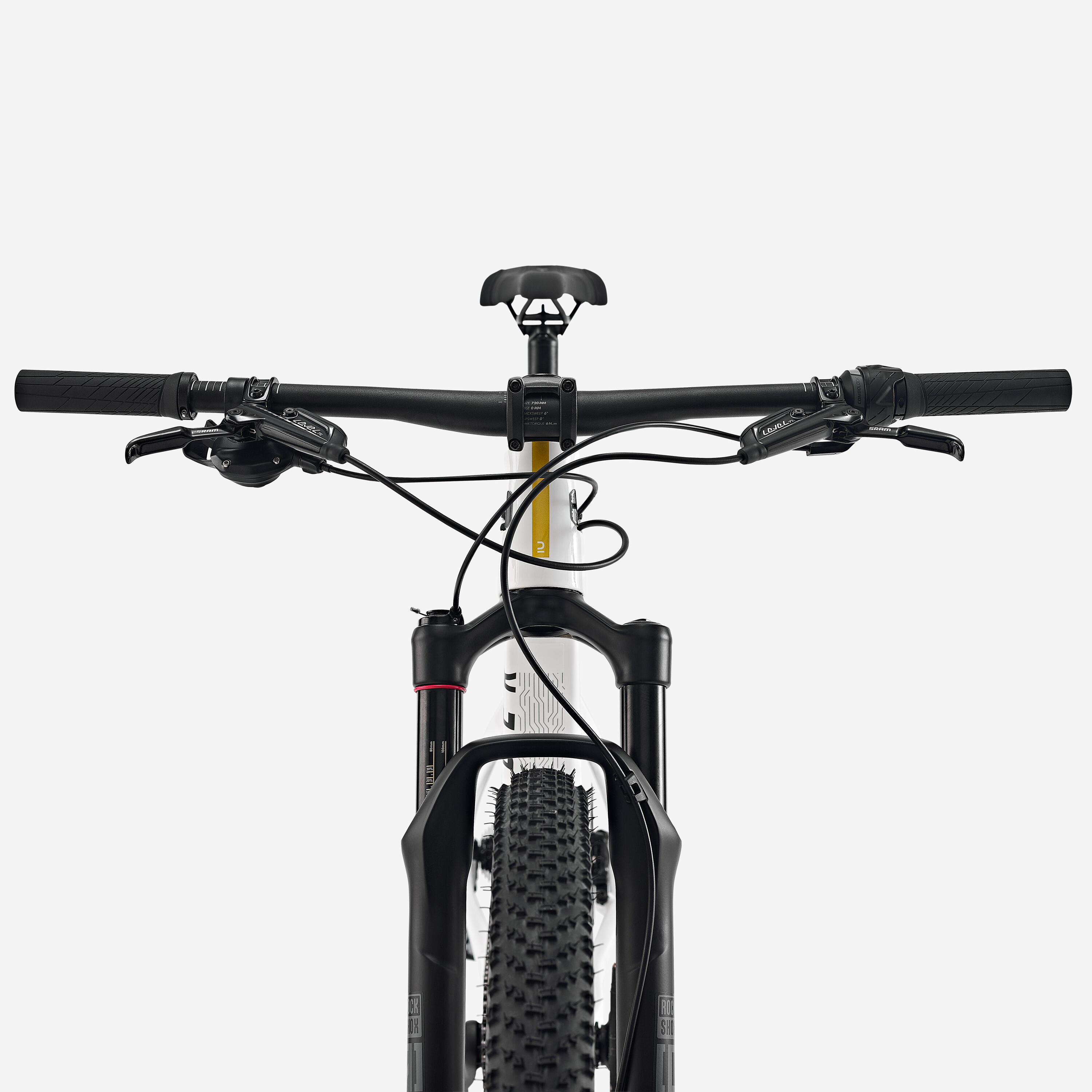 Bici Mtb XC RACE 900 NX telaio in carbonio bianca 8/10