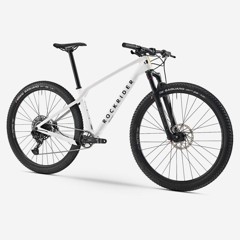 Vélo VTT semi-rigide XC cadre carbone RACE 900 NX seconde vie, Blanc