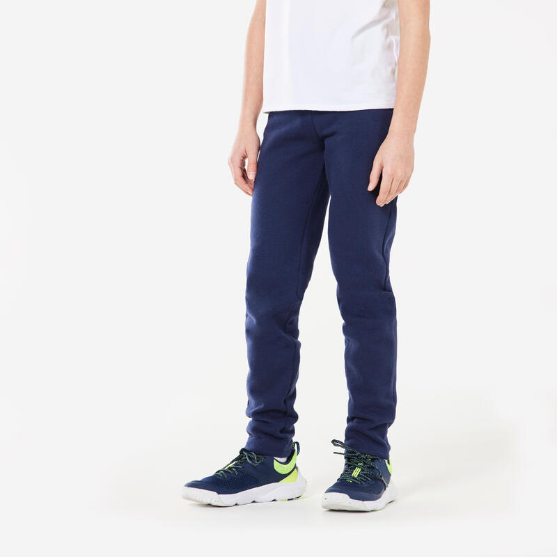 Pantalon de jogging chaud enfant molleton - marine