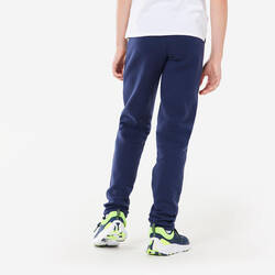 Kids' Warm Brushed Jersey Jogging Bottoms - Navy