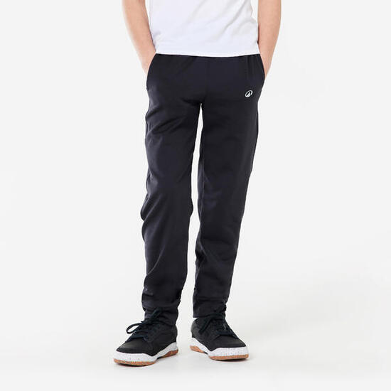 Pantalon de jogging enfant chaud respirant, noir