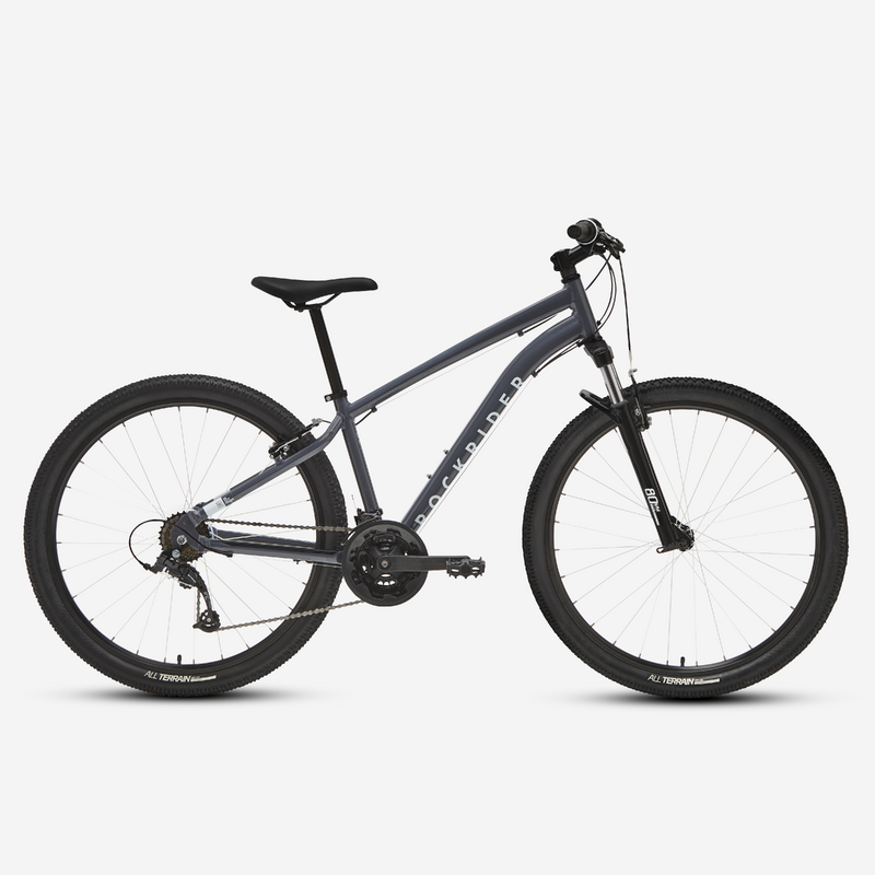Velo vtt randonnee expl 50 gris fonce pour les clubs et collectivites Decathlon Pro