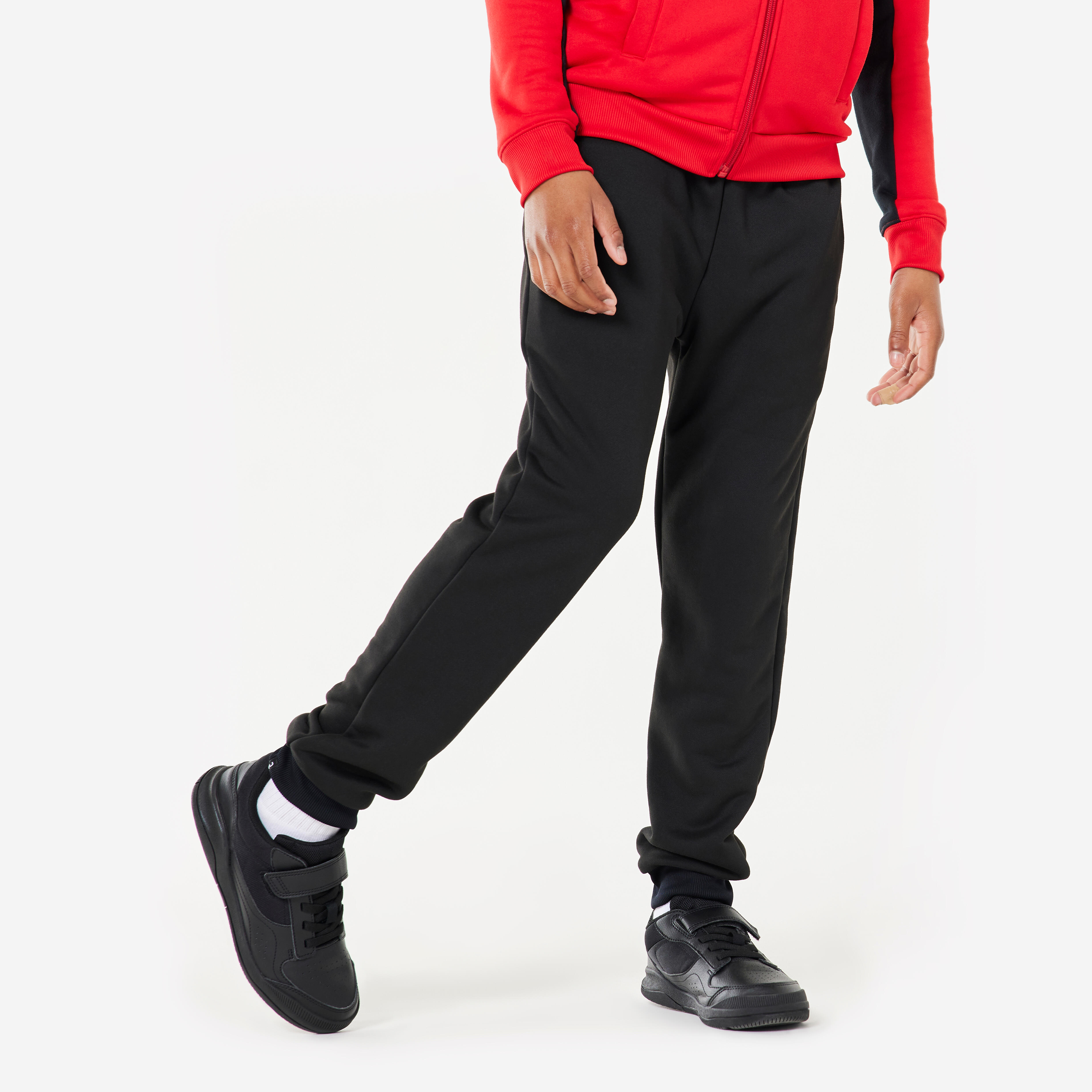 Kids’ Tracksuit - S 500 Red/Black - DECATHLON