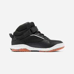 Zapatillas deportivas velcro Niños Playventure Resist impermeable negra 28 - 39