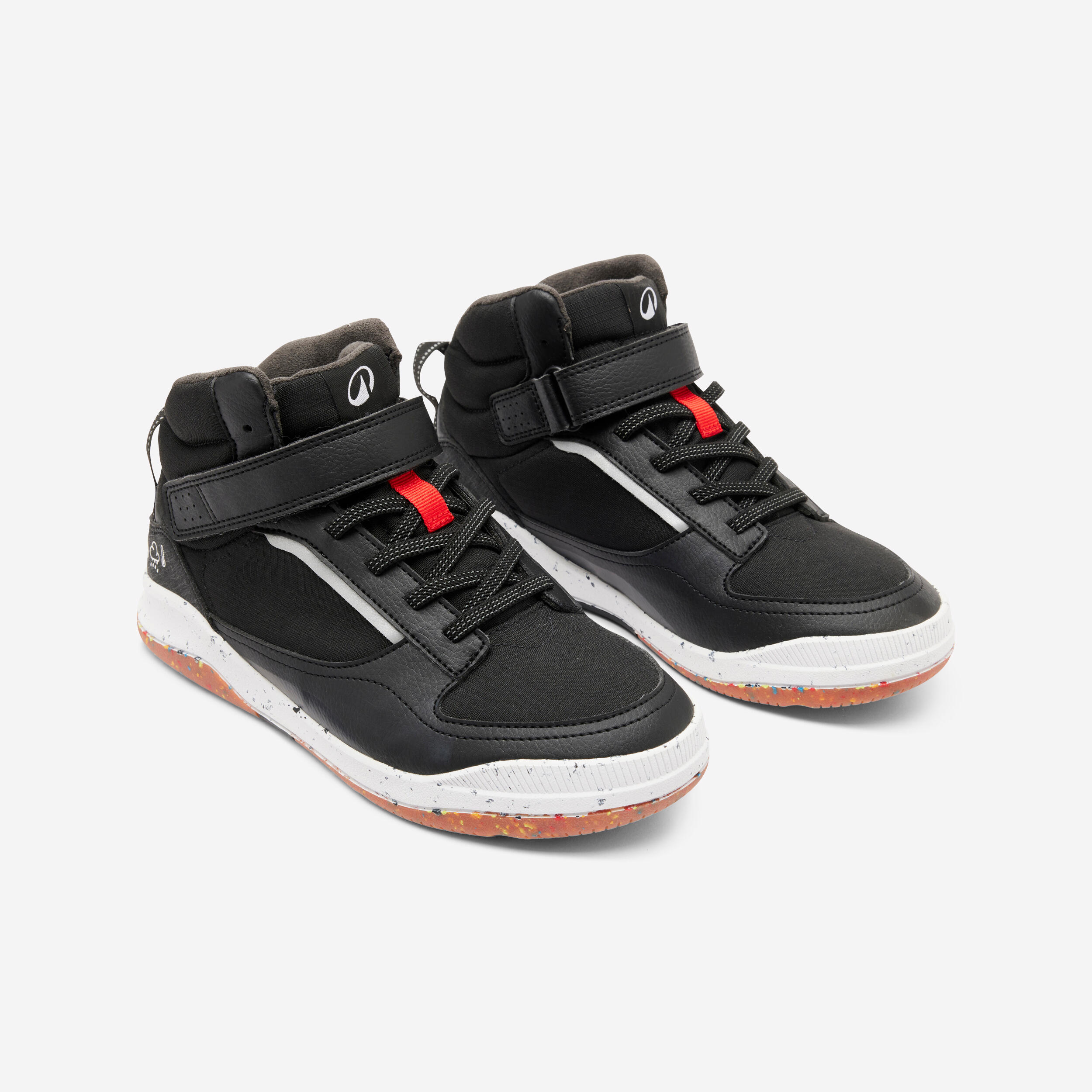 Kids black laces best sale