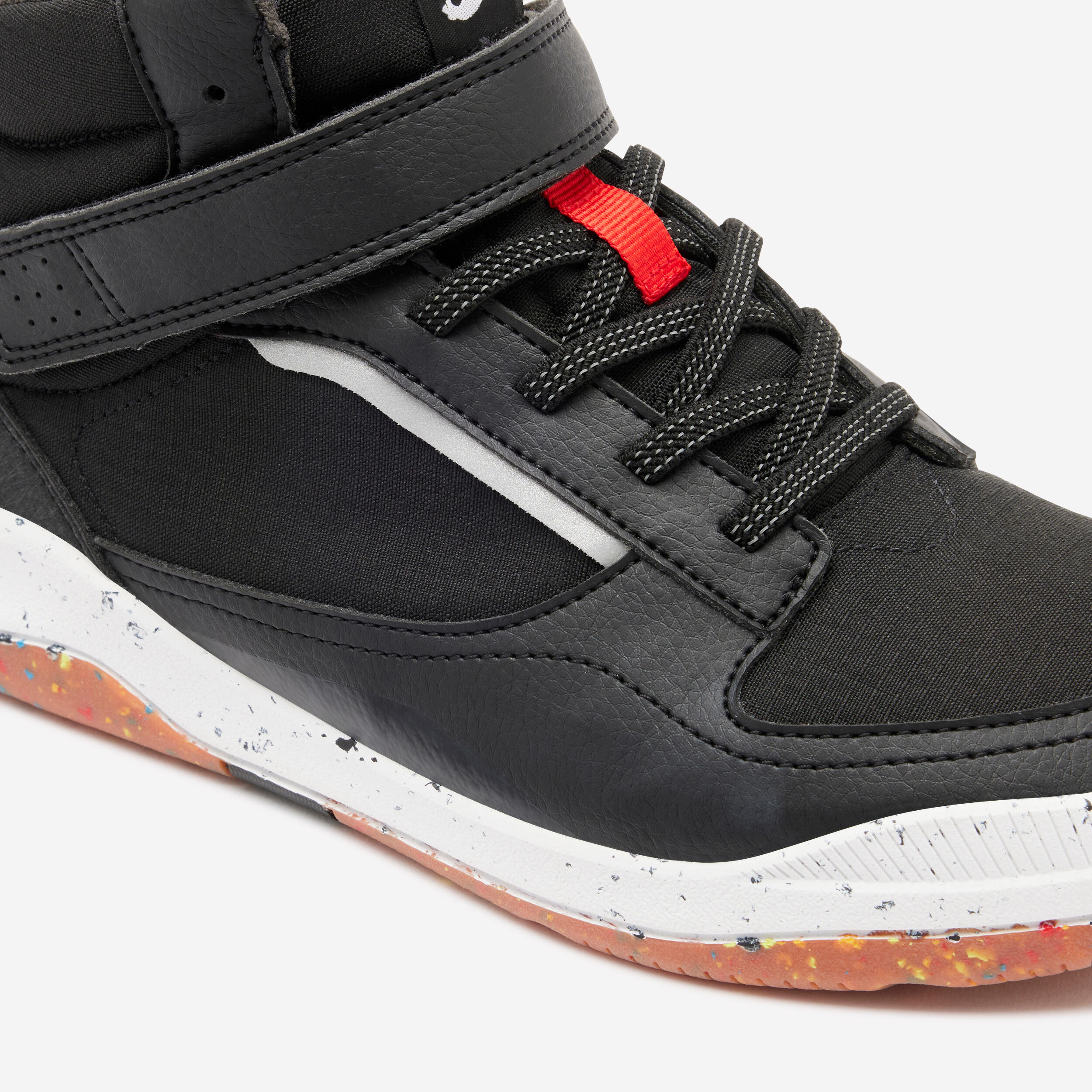 Kids black high top shoes hot sale