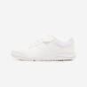 Kids' Unisex Hard-Wearing Multisport School Shoes Playventure Yard - White