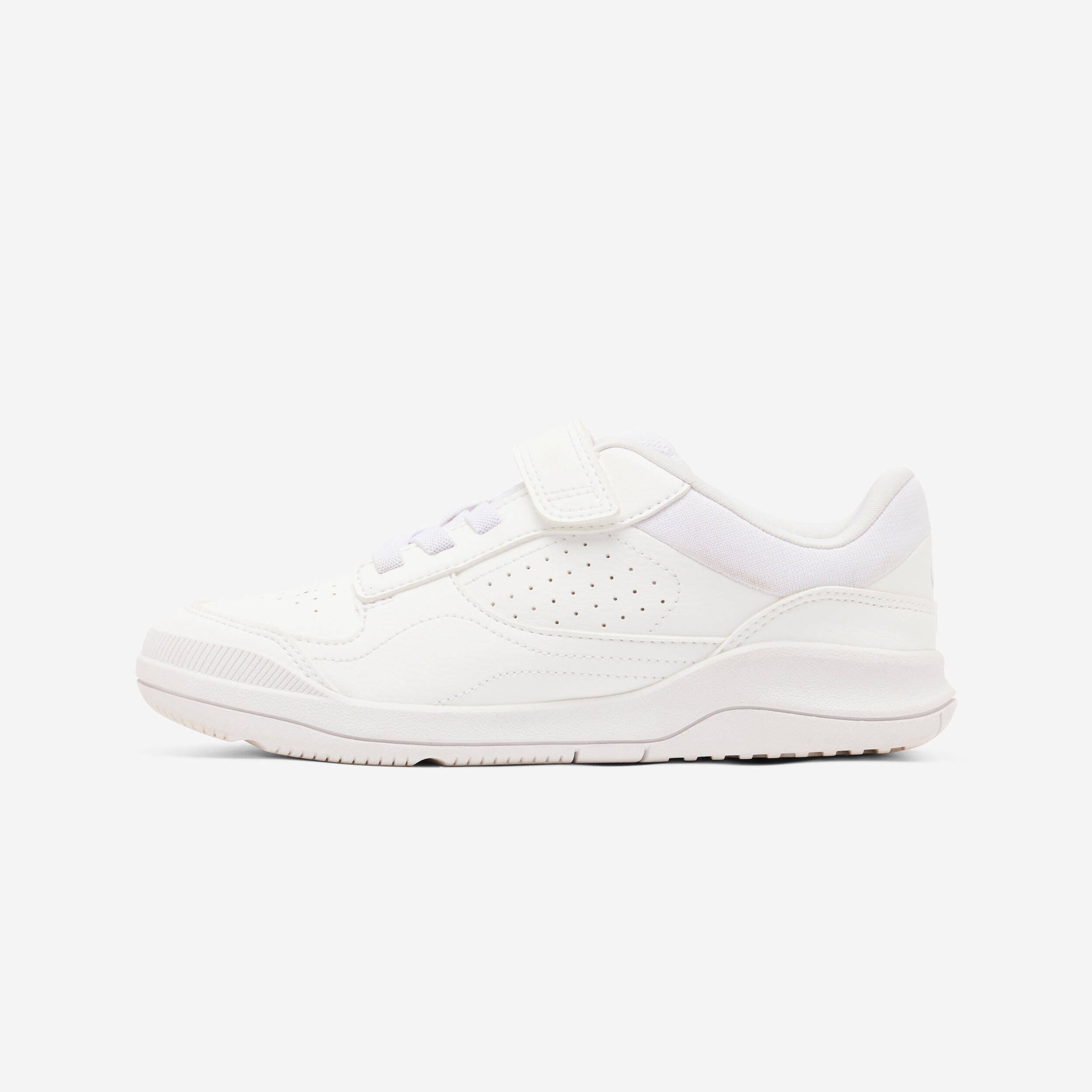 Kids' Unisex Hard-Wearing Multisport School Shoes Playventure Yard - White -  1