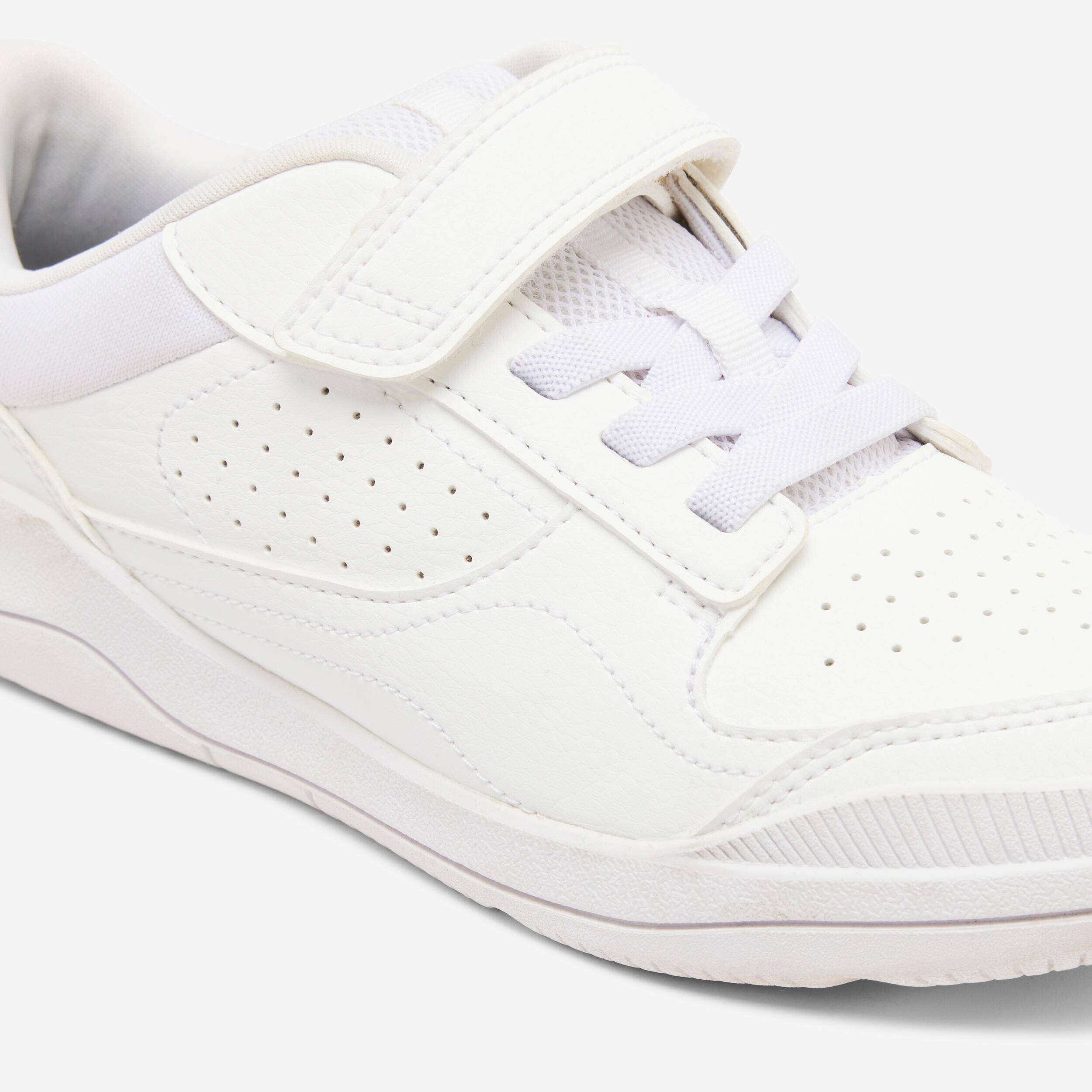 Kids' Unisex Hard-Wearing Multisport School Shoes Playventure Yard - White -  4