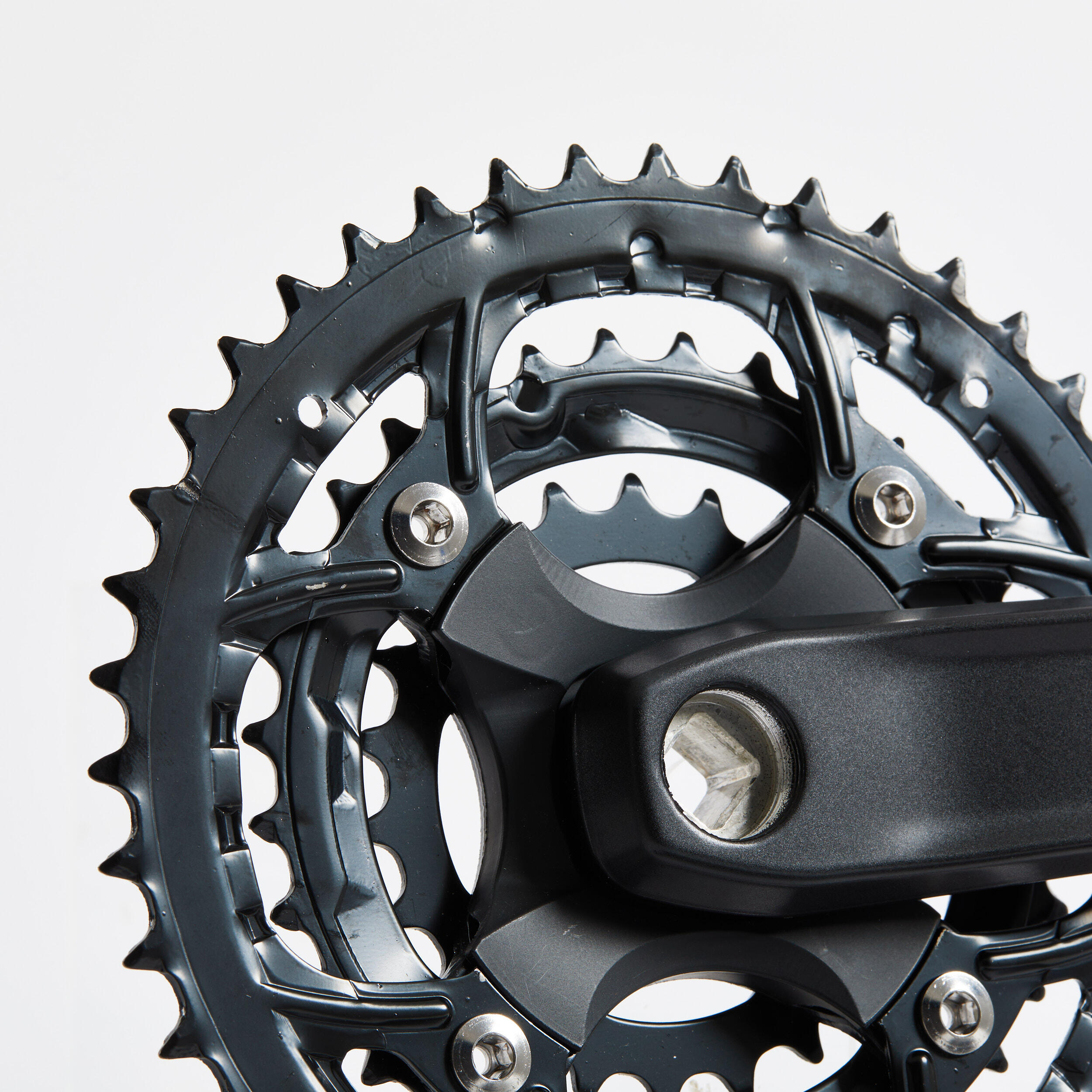 Pédalier de vélo triple 7, 8, 9 vitesses - DECATHLON