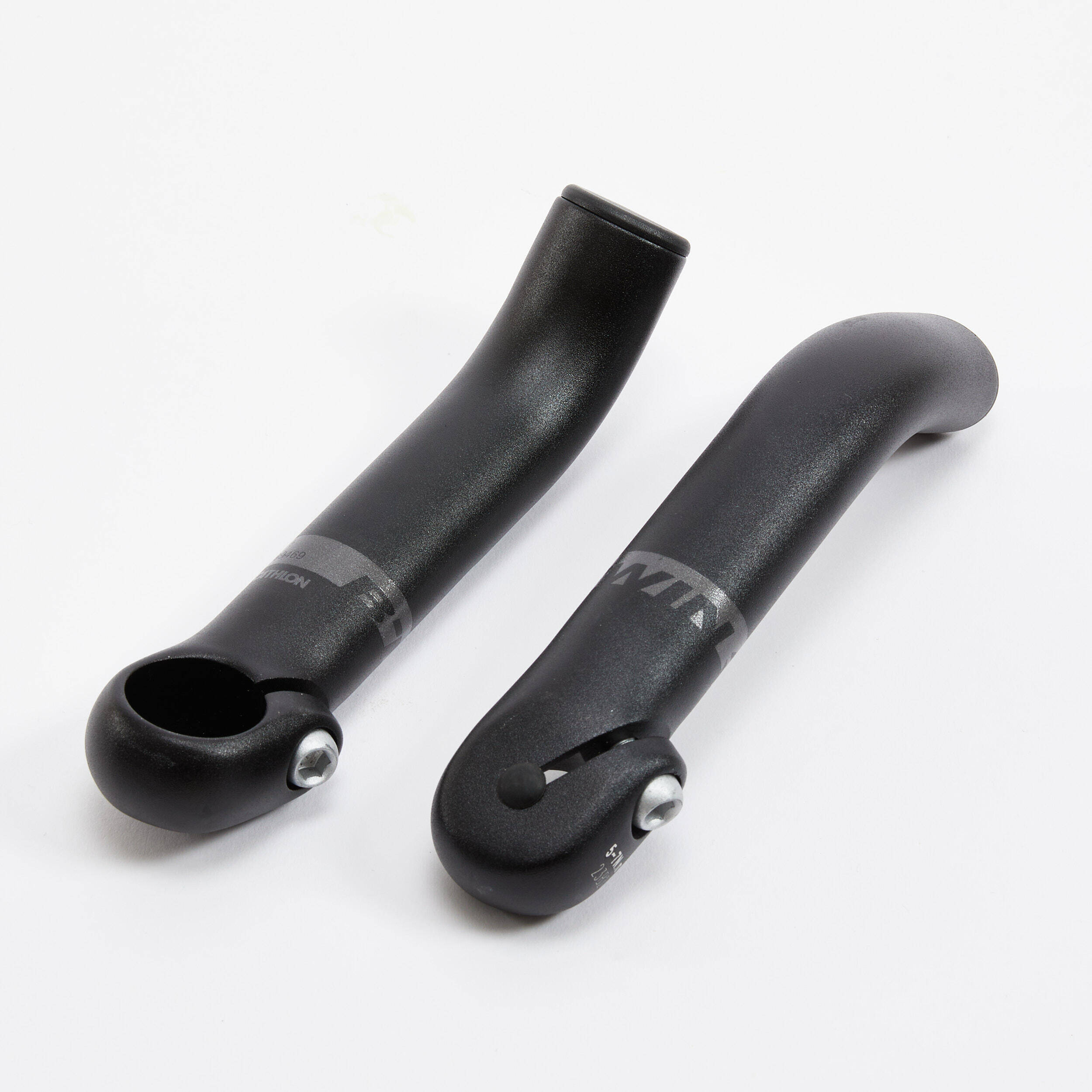 Curved Bar Ends - Black -  4