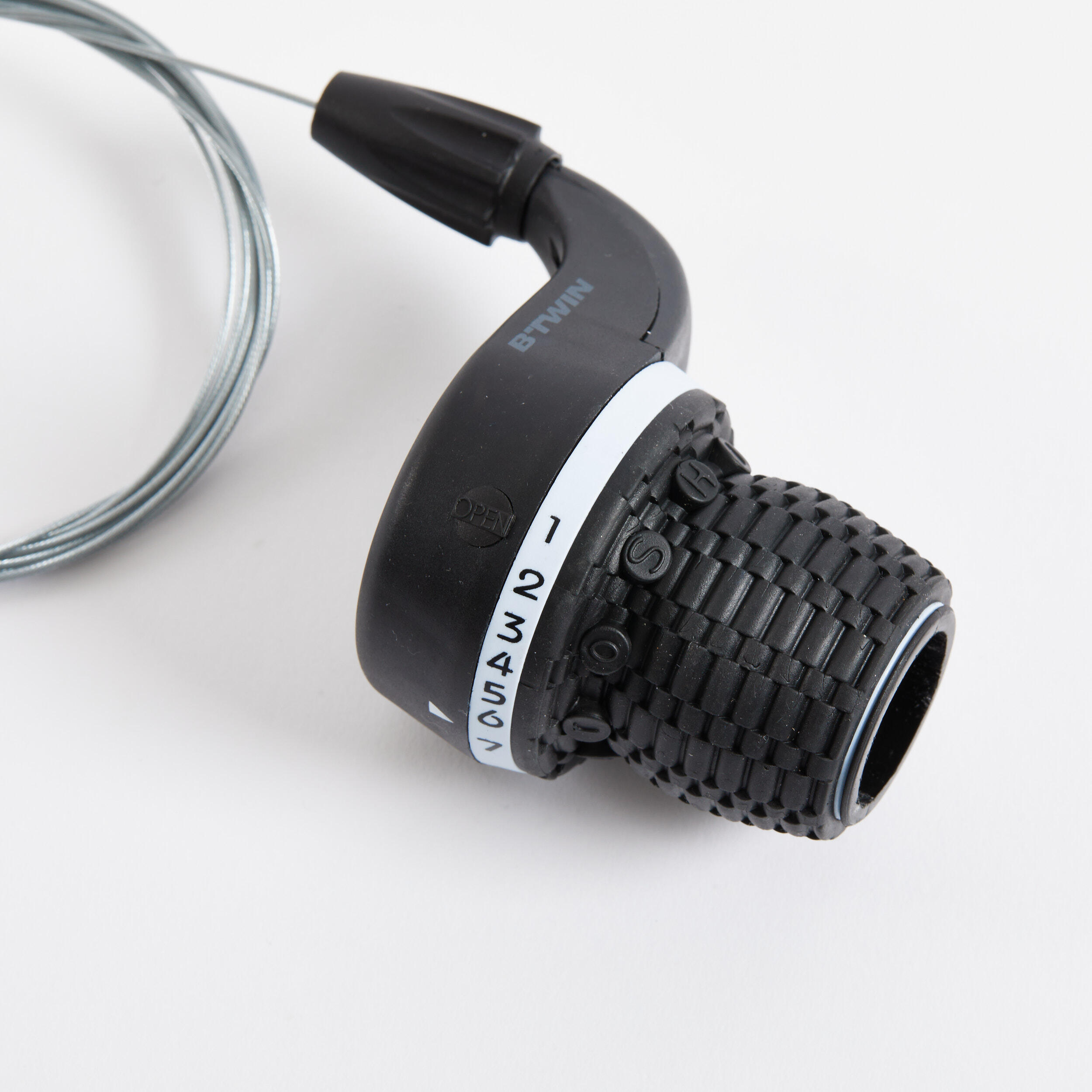 Bicycle Twist Shifter Btwin 7-speed right - Black Bicycle Twist Shifter Btwin 7-speed right - Black