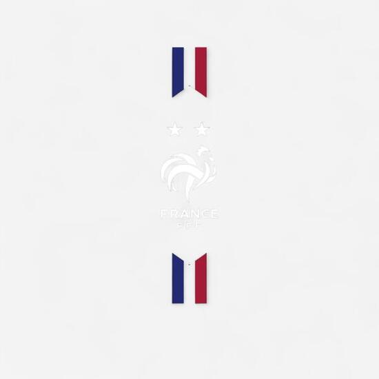 SERVIETTE DE BAIN FOOTBALL FFF 75x150 cm 100% coton