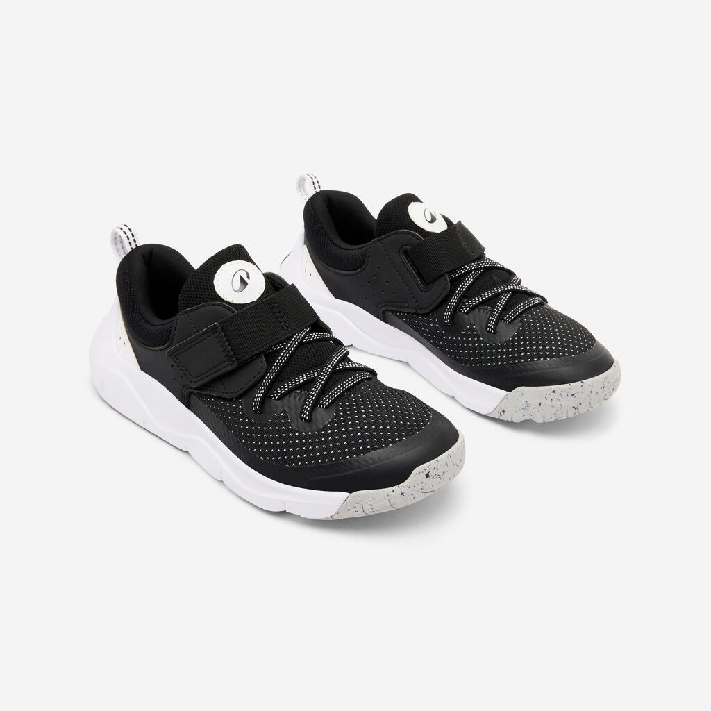 Chaussures à scratch et lacets élastiques légères enfant, Playful Fast Bleu