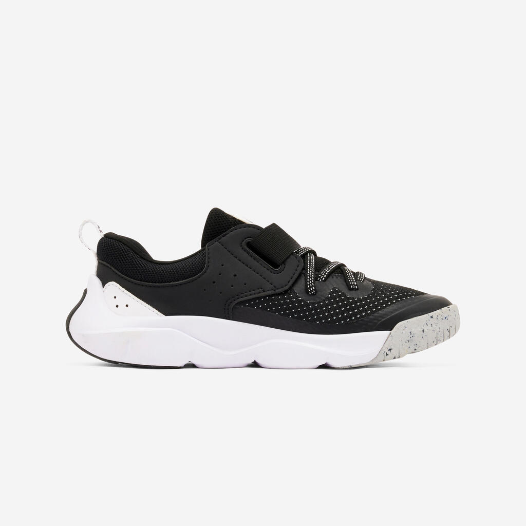 Sportschuhe Kinder elastische Schnürsenkel Klettverschluss - Playful Fast rot 