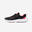 Çocuk Siyah Pembe Cırt Cırtlı ve Lastik Bağcıklı Spor Ayakkabı - Playful Fast