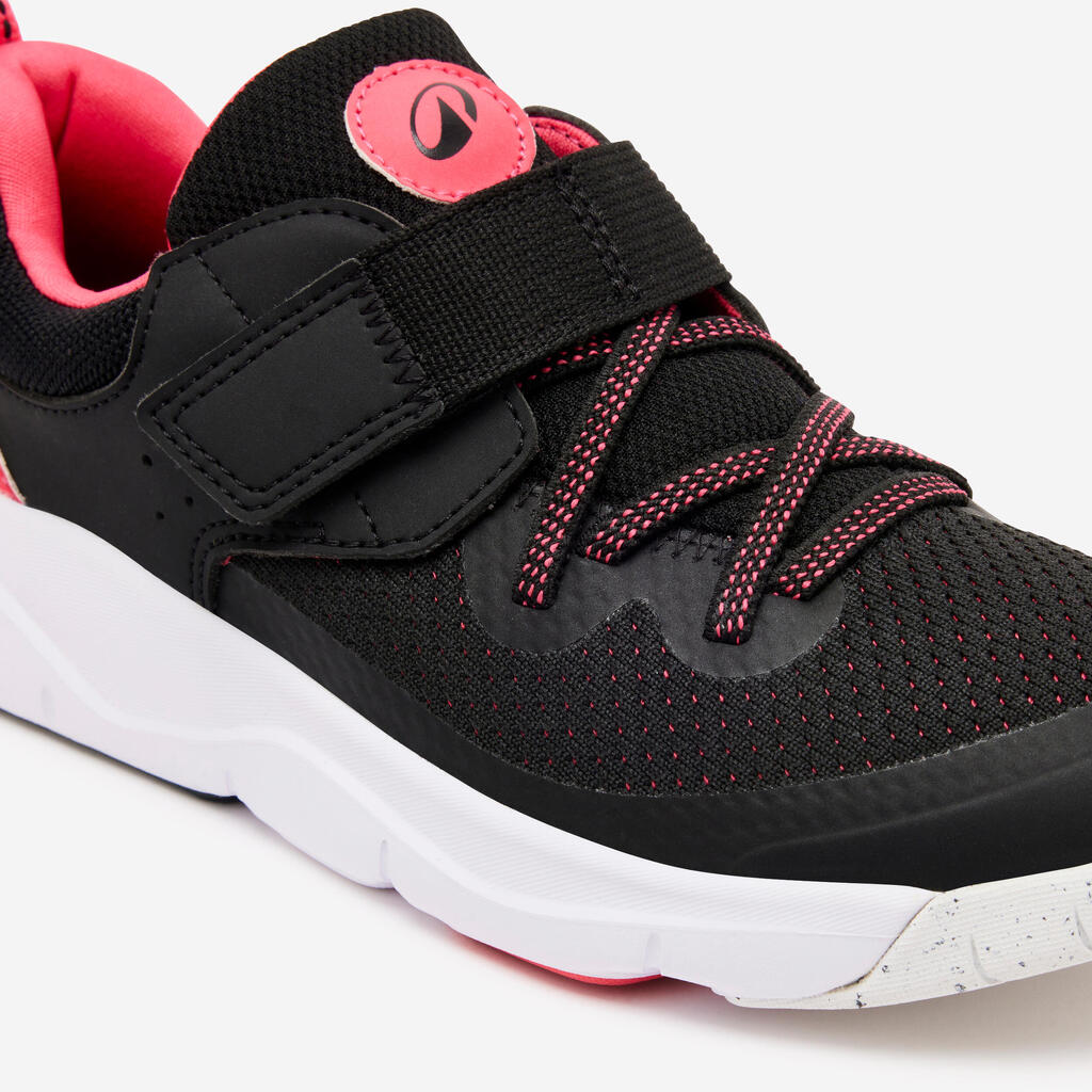 Chaussures à scratch et lacets élastiques légères enfant, Playful Fast Violet
